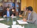 Miguel Antolín recibe al Alcalde del municipio cacereño de Torrejón el Rubio para tratar asuntos relacionados con la depuración y el abastecimiento