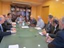 Miguel Antolín recibe a una delegación de la Asociación de Productores de Energías Renovables