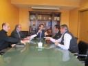 Miguel Antolín recibe al Presidente de la Mancomunidad de Aguas Cabeza de Torcón para tratar asuntos concesionales