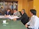 El Presidente se reúne con el Alcalde de Villalba de Rey para tratar  asuntos relacionados con la protección del dominio público hidráulico