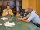 El Presidente recibe al Alcalde de Gargantilla del Lozoya y Pinilla de Buitrago para tratar asuntos relacionados con la protección del dominio público hidráulico en el municipio madrileño