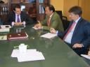 Miguel Antolín se reúne con el Presidente de la Diputación Provincial de Cáceres
