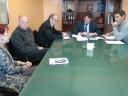 El Presidente recibe al Alcalde de Cervera de Buitrago para tratar asuntos relacionados con la ordenación del embalse del Atazar en el municipio madrileño