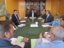 El Presidente se reúne con el Delegado del Gobierno en Castilla-La Mancha y varios Alcaldes de Toledo para tratar asuntos de depuración