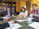 El Presidente se reúne con la Alcaldesa de Montehermoso para estudiar la situación de la depuración en el pueblo cacereño y la protección del dominio público hidráulico