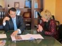 El Presidente recibe a la Alcaldesa de Peguerinos para tratar de la mejora de la depuración en la localidad abulense