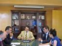 El Presidente de la Confederación Hidrográfica recibe al Alcalde del Ayuntamiento de Hervás para tratar asuntos relacionados con el abastecimiento del Municipio