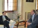 El Presidente de la Confederación Hidrográfica del Tajo ha mantenido en Mérida una reunión con el Presidente de Extremadura