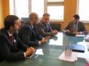 El Presidente de la Confederación Hidrográfica del Tajo recibe al Alcalde del municipio madrileño de San Sebastián de los Reyes