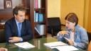El Presidente recibe a la Alcaldesa de Arroyo de la Luz para estudiar la mejora del sistema de abastecimiento del municipio extremeño