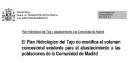 El Plan Hidrológico del Tajo no modifica el volumen concesional existente para el abastecimiento a las poblaciones de la Comunidad de Madrid