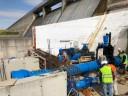 La Confederación Hidrográfica del Tajo está ultimando las obras de duplicación del desagüe de fondo de la presa de Arroyo de la Luz