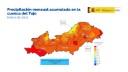 La cuenca del río Tajo recoge 8,3 litros/m2 de precipitación media durante el pasado mes de enero