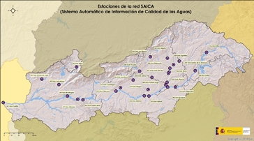 Enlace para descargar Mapa de localización de las estaciones SAICA