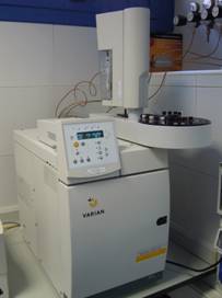 Fotografía de un Cromatógrafo de gases Fid.