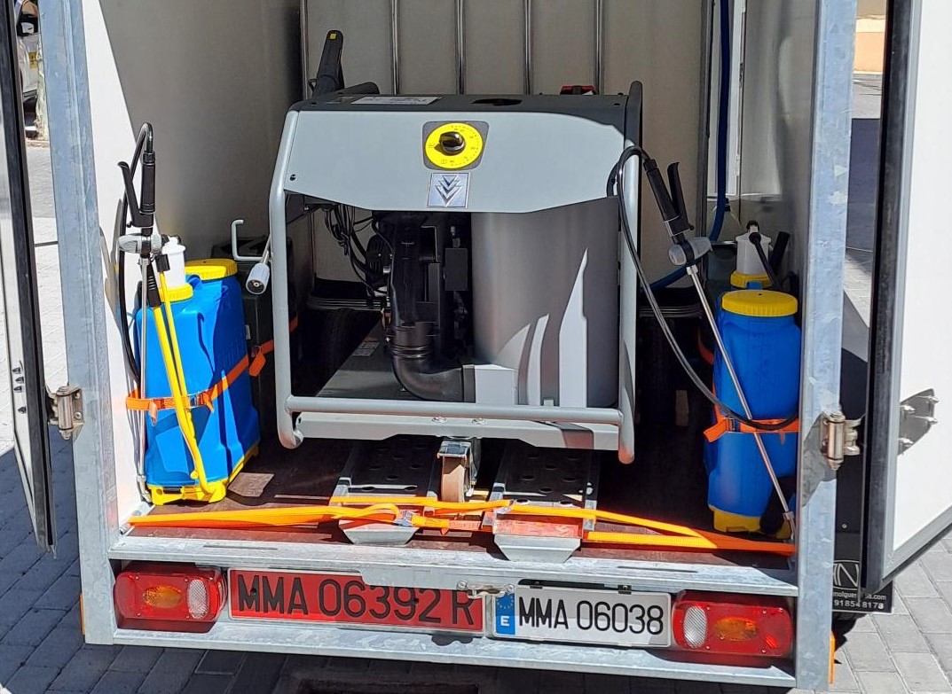 Fotografía de la estación de desinfección de Entrpeñas-Sacedón.